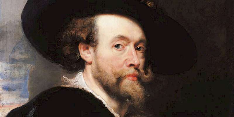 Portrait of the Artist (1623) by Peter Paul Rubens, in the Royal Collection, London, Rubens, General (Photo courtesy of the Royal Collection)