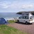 A camper and a tent overlooking a killer whale migration route at Sango Sands Campsite, Durness, Sutherland, Scotland, Renting an RV, General (Photo by John Allen)