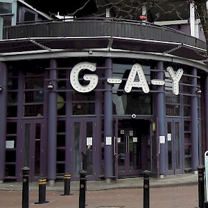 Canal Street is the heart of gay Manchester (Photo by David McKelvey)