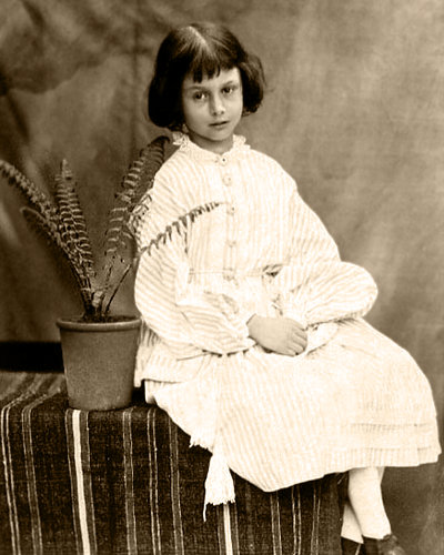Alice Liddell, Age 7, Malabar Junction (Photo by Lewis Carroll)