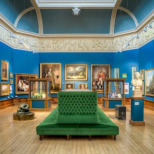 The main Large Gallery
				(Photo courtesy of the museum)