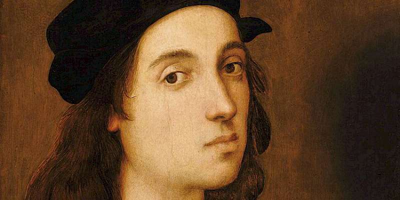 Self portrait (c. 1506) of Raphael, aged about 23, in the Uffizi Galleries of Florence (Photo courtesy of the Uffizi Galleries)