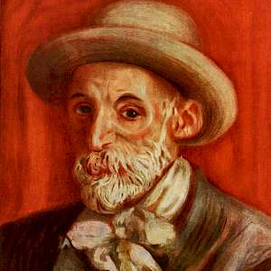 Self Portrait (1910) by Pierre Auguste Renoir, in a Private Collection (Photo by Renoir)