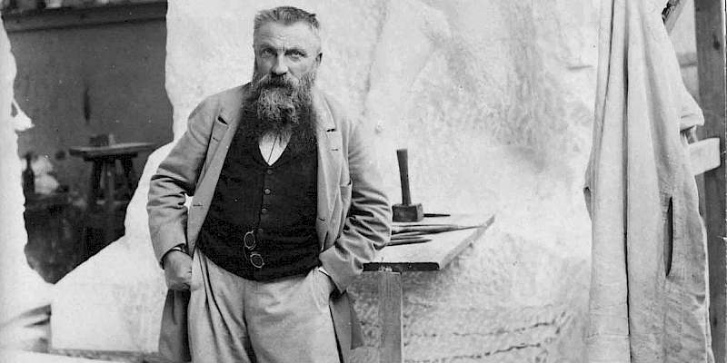 Photograph of Auguste Rodin c. 1898 by Dornac (Photo by Dornac)