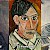 Pablo Picasso self-portraits at age 15 (1896), 25 (1907), and 89 (1971), Pablo Picasso, General (Photo collage courtesy of Twisted Sifter)
