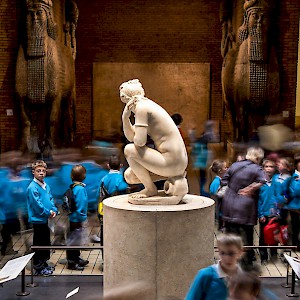 Lely's Venus and some lamassus at the British Museum (Photo by Jorge Royan)