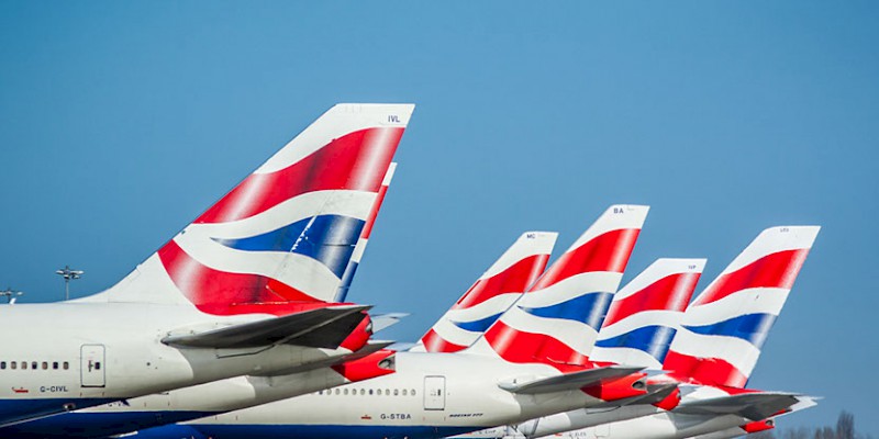 British Airways plane tails at Heathrow Airport (Photo courtesy of Heathrow Airport Limited)