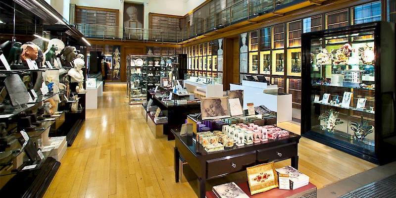 The Grenville Room, one of four shops at the British Museum (Photo courtesy of small back room, the shops