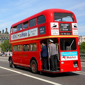 An old Routemaster bus (Photo Â©)