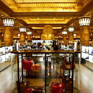 The Egyptian Room at Harrods, one of the world's most famous department stores (Photo by Herry Lawford)