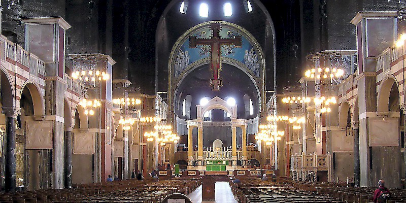 The interior of Westminster Cathedral (Photo by Adrian Pingstone)