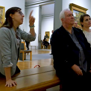 Context Travel's "Truth and Illusion" tour in the National Gallery (Photo courtesy of Context Travel)