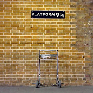 Platform 9 3/4 at King's Cross Station (Photo by MÃ¡rcio Cabral de Moura)