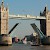Tower Bridge with the roadbed up for ships to pass through, Tower Bridge, London (Photo by trombone65 (PhotoArt Laatzen))