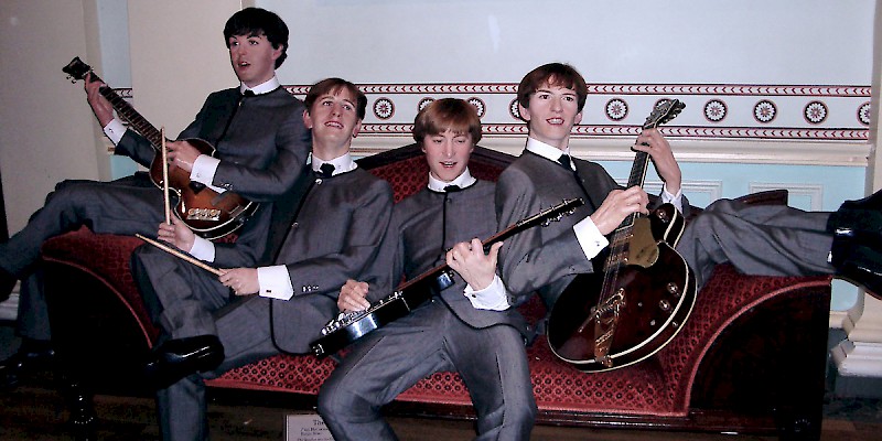 The Beatles at Madame Tussaud's, London (Photo by Andy Reising Follow)