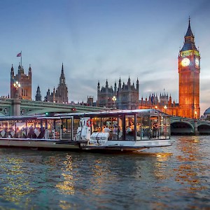 A cruise on the Thames River in London (Photo courtesy of Bateaux London Cruises)