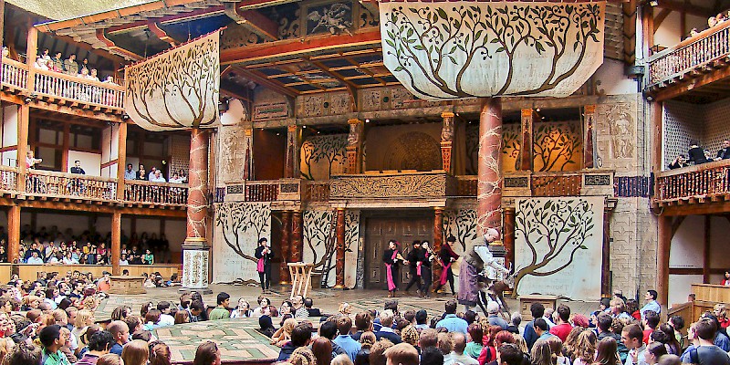Groundlings pay just Â£5 to hear a play at Shakespeare's Globe Theatre (seats start at Â£15) (Photo Â© Reid Bramblett)