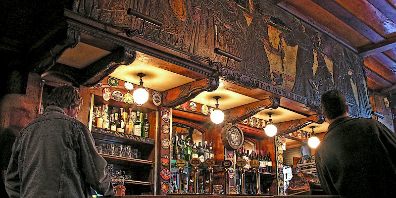 A bar at the Blackfriars (Photo by Eric Parker)