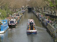 A canal in the Little Venice of Maida Vale, near The Colonnade Hotel