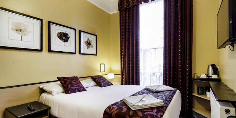 A room at the Tudor Court Hotel (Photo courtesy of the hotel)