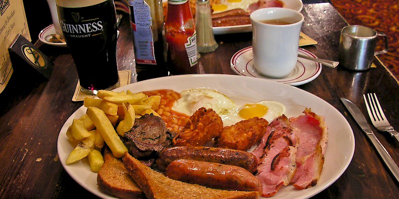 A traditional British Breakfast (Photo Â© Reid Bramblett)
