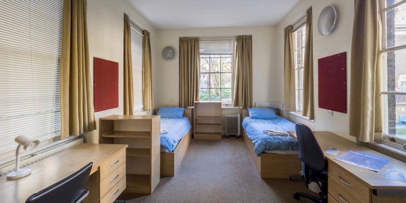 A room at the LSE Passfield Hall dorm (Photo courtesy of the LSE)