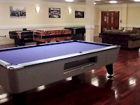 The games room at the College Hall dorm