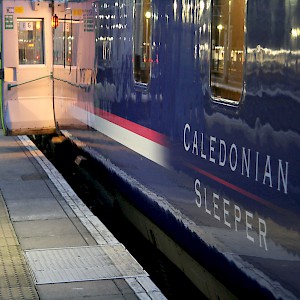 The Caledonian Sleeper, one of the U.K.'s overnight trains (Photo by Peter Reed)