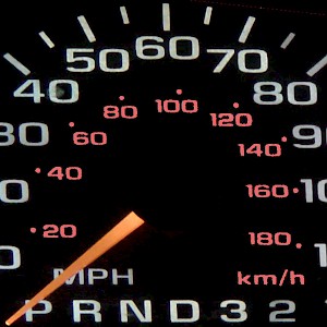 Most of us have stared at a handy miles-to-kilometers converter right under our noses on our car dashboards (Photo by Unknown)