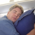 Those giant blow-up pillows do kind of work, though I find them more useful as an ottoman on the floor, 24 plane sleeping tips, General (Photo Â© Reid Bramblett)