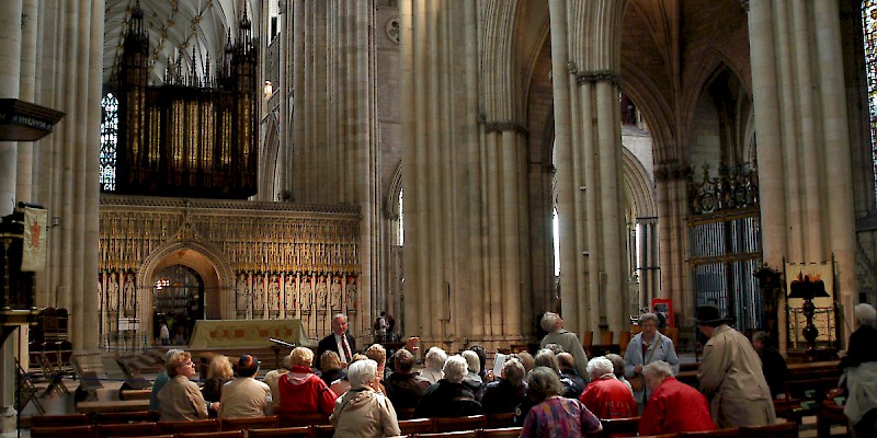 A tour inside the famous York Minster (Photo by Jon)