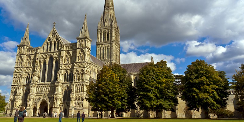 You can visit Salisbury Cathedral (and Stonehenge, Windsor Castle, and London) on a shore excursion from Southhampton (Photo by unknown)