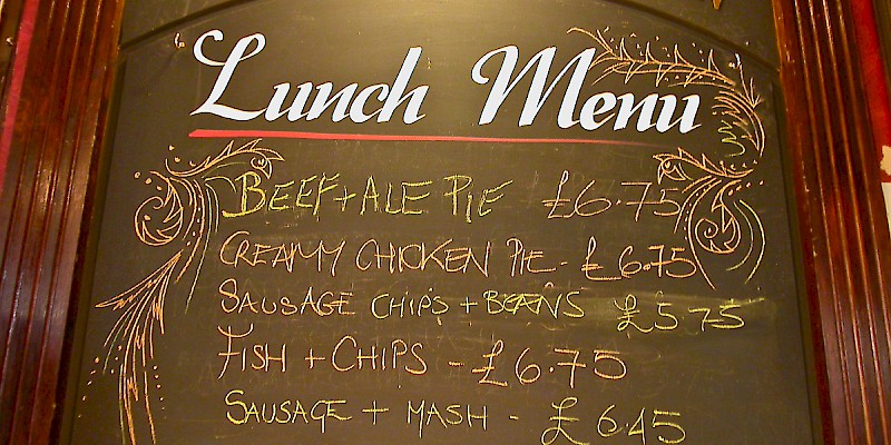 A pub is a great place to grab a fast, inexpensive, genuinely British lunch (Photo Â© Reid Bramblett)