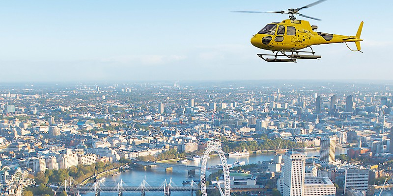 A helicopter ride over London (Photo courtesy of Viator)