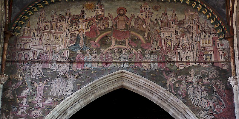 The Doom fresco in St Thomas church (Photo Â© Reid Bramblett)