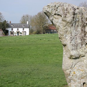 The B&B really is inside the stone circle (Photo courtesy of the property)