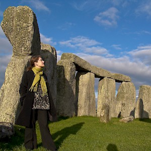 After the tourists leave, you can watch the sunset from inside the stone circle at Stonehenge (Photo Â© Reid Bramblett)