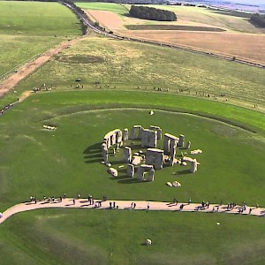 A aerial view of Stonehenge (Photo courtesy of Viator.com)